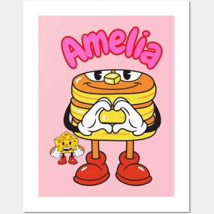 Amelia baby's name Posters and Art